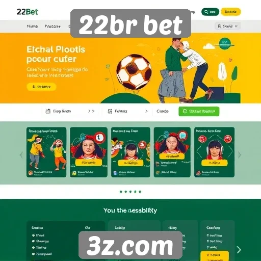 Acessibilidade e usabilidade do site 22br bet